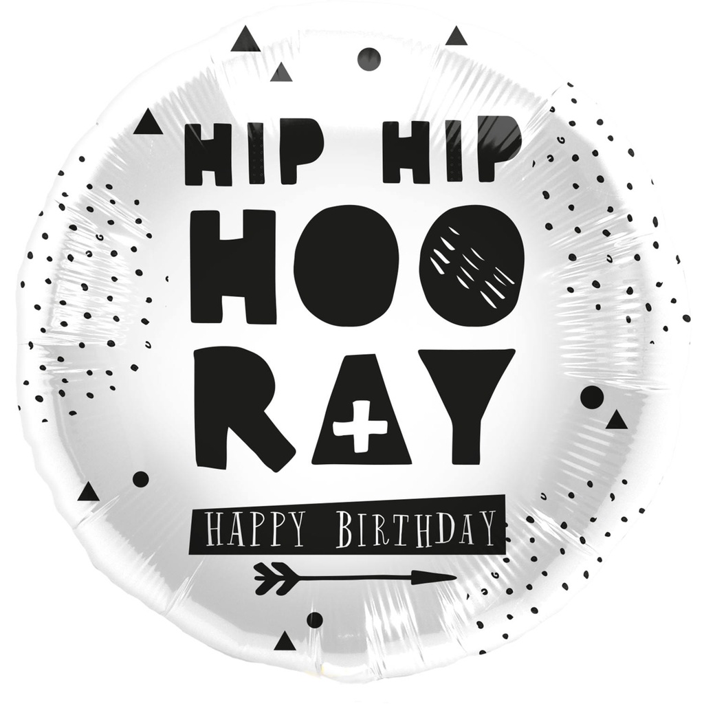 [67908] Hip Hip Hooray - Happy Birthday - 18 inch