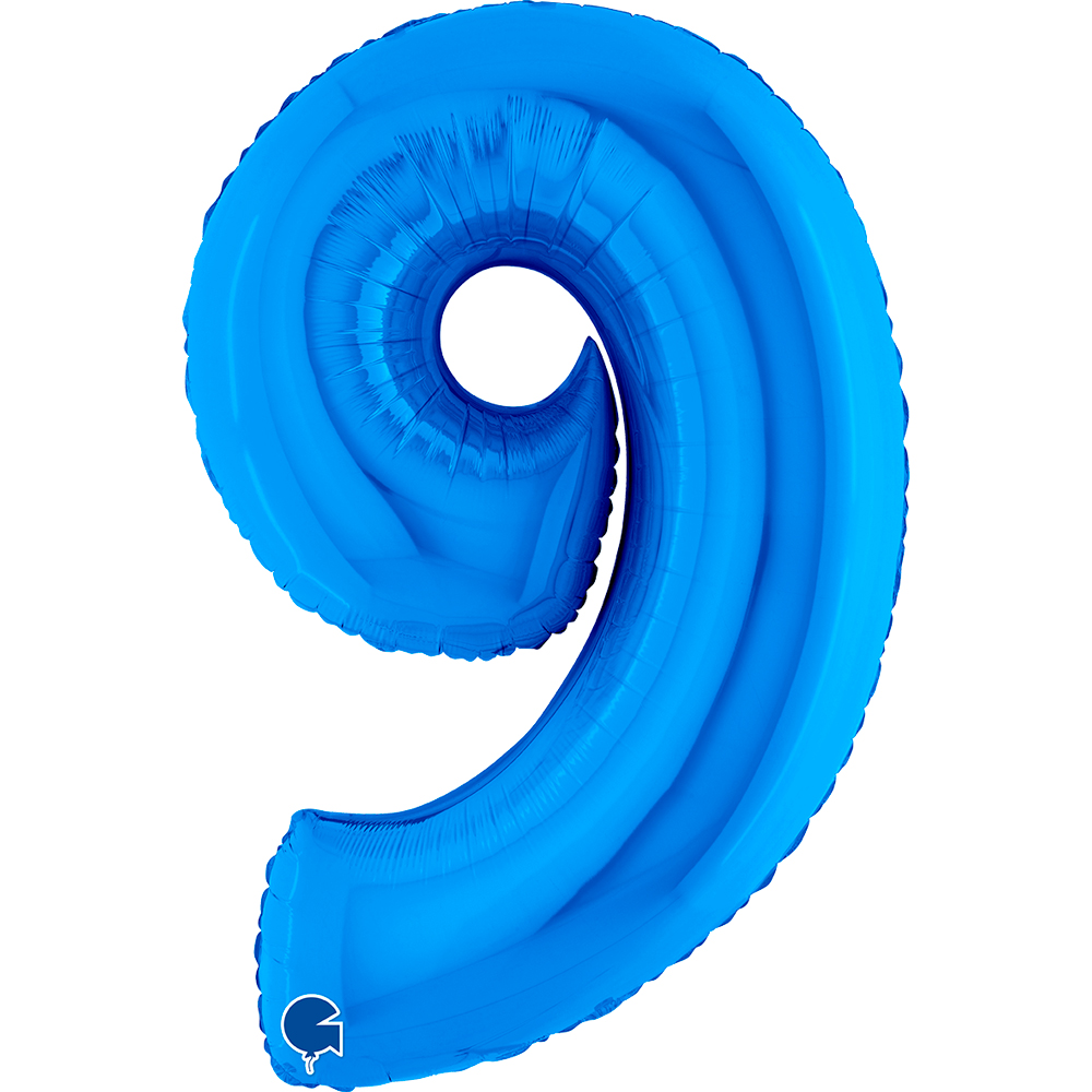 Number 9 - Blue - 40 inch - Grabo
