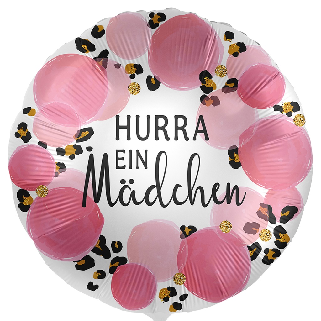 [70167G] Hurra Ein Mädchen - Leopard - 17 inch
