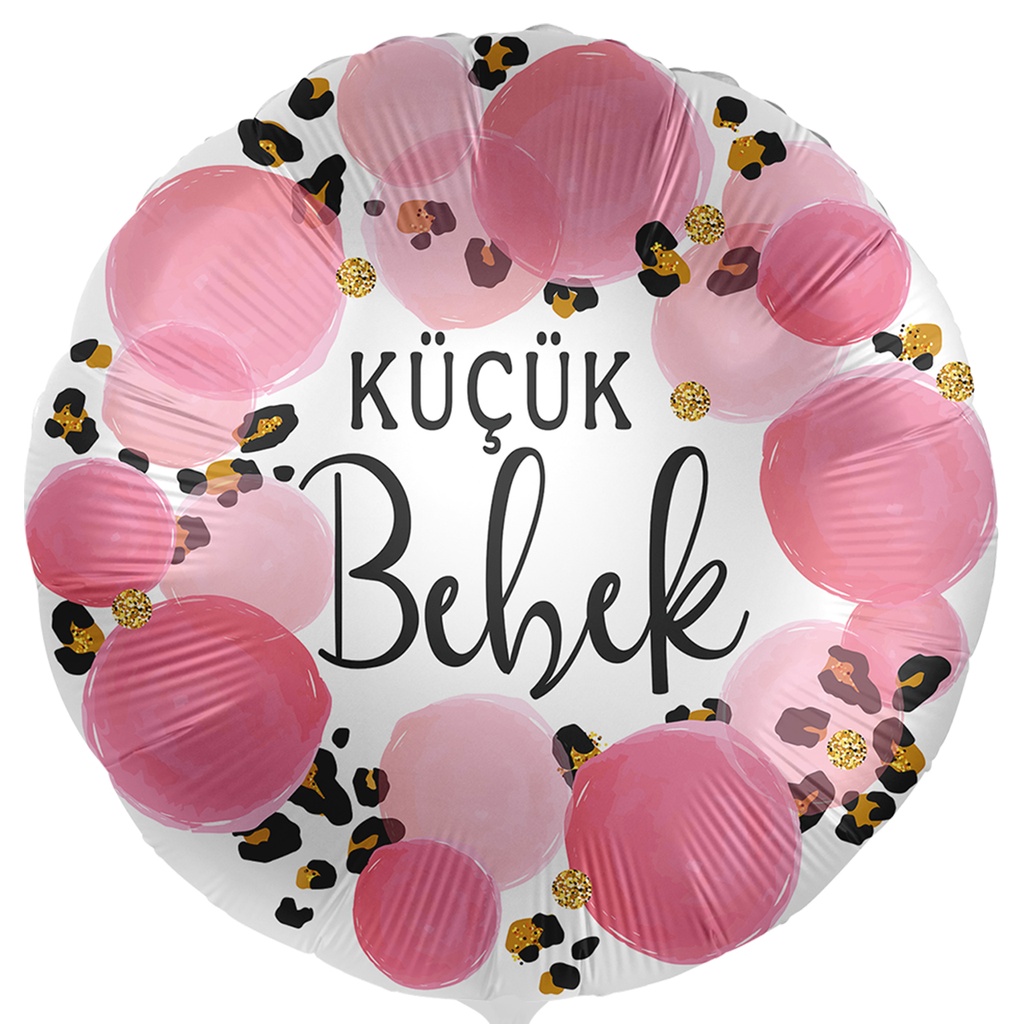 Küçük Bebek - Leopard - Pink - 17 inch