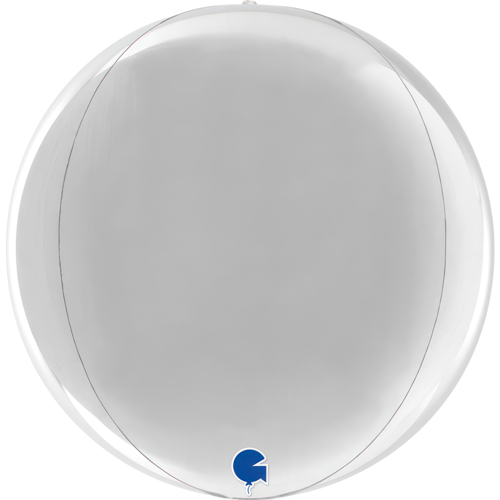 [74109S-P] Silver - Globe - 15 inch - Grabo