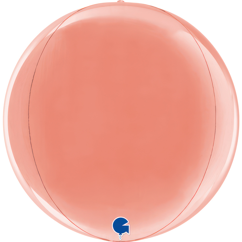 [7411123RG-P] Rose Gold - Globe - 11 inch - Grabo