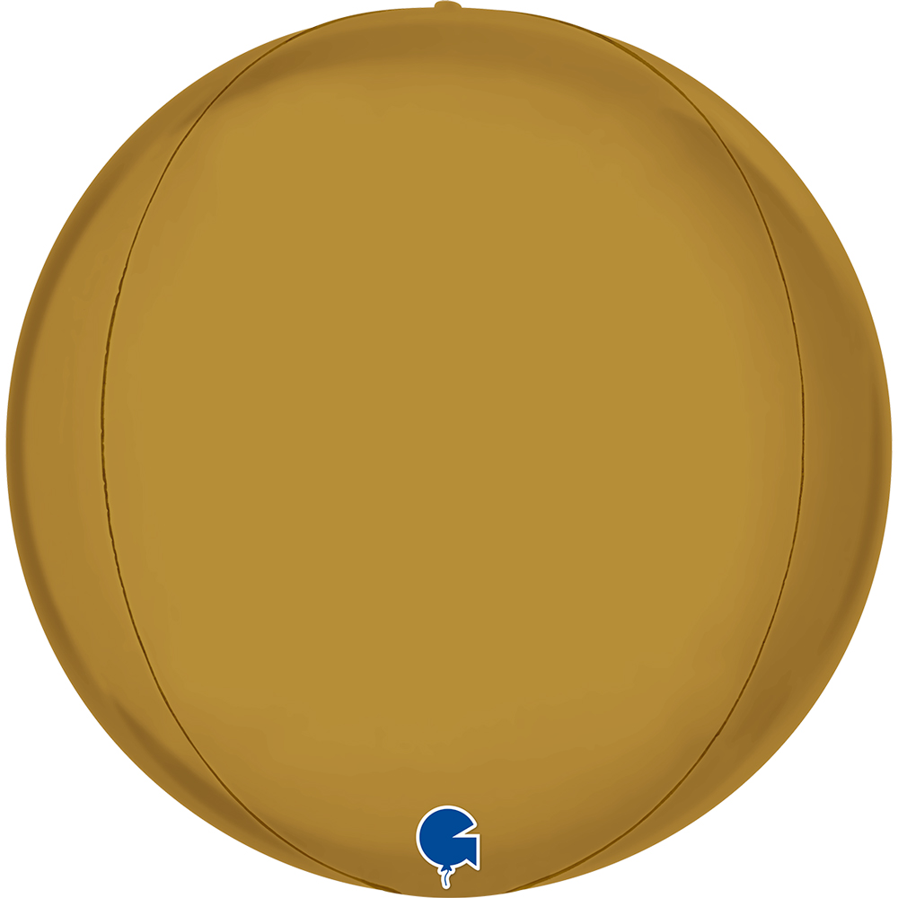 Satin Gold - Globe - 11 inch - Grabo