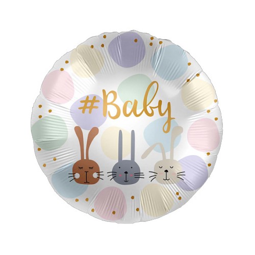 [01017] #Baby - Bunnies - 18 inch - 2 Pcs