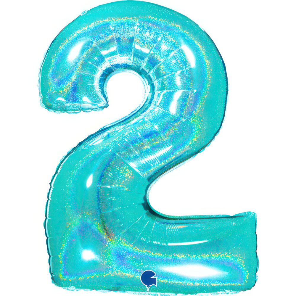 [772GHT-P] Number 2 - Glittering Tiffany - 40 inch - Grabo
