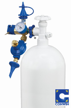 [83021] Bubble Inflator With Push Valve - Euro - Conwin