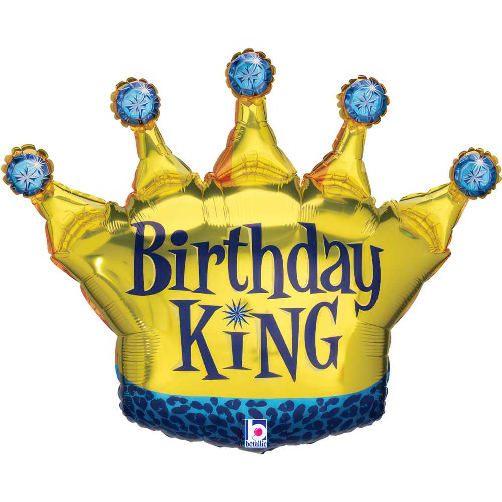 Birthday King - 30 inch - Betallic
