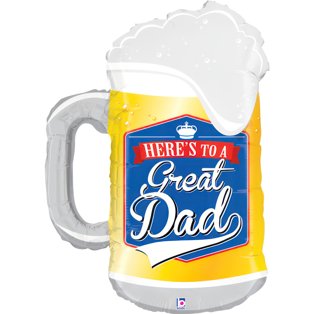 [85967-P] Great Dad Beer Mug - 34 inch - Betallic