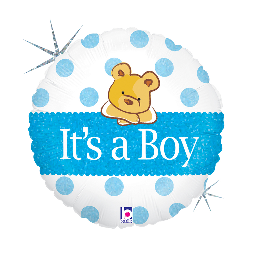 It's a Boy Bear - 18 inch - Betallic