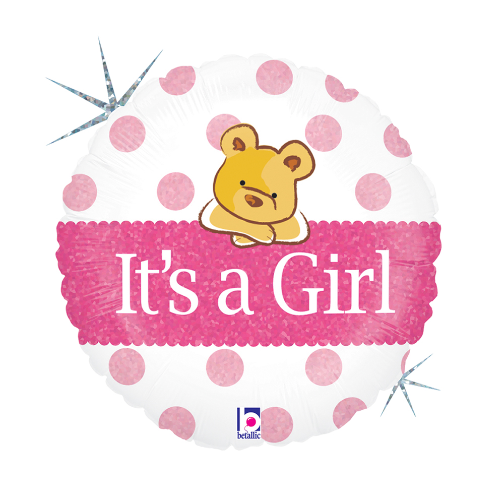 It's a Girl Bear - 18 inch - Betallic