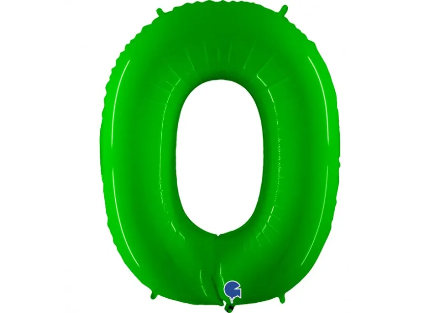 Number 0 - Hot Lime Shiny - 40 inch - Grabo