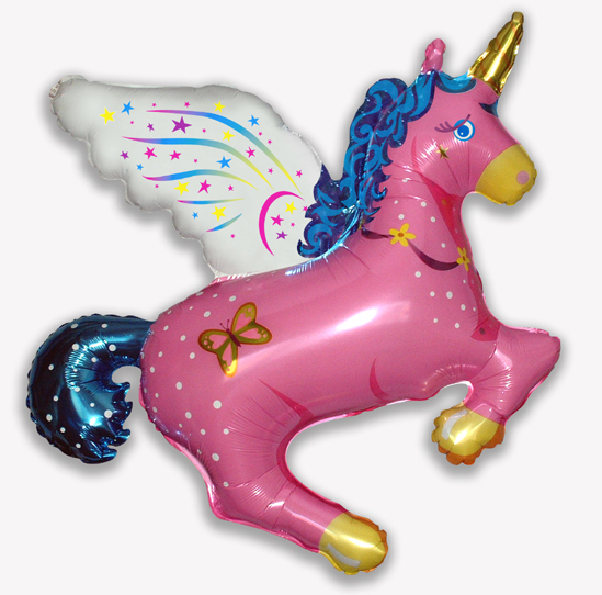 [901658] Magic Unicorn Fuchsia - 32 inch - Flex