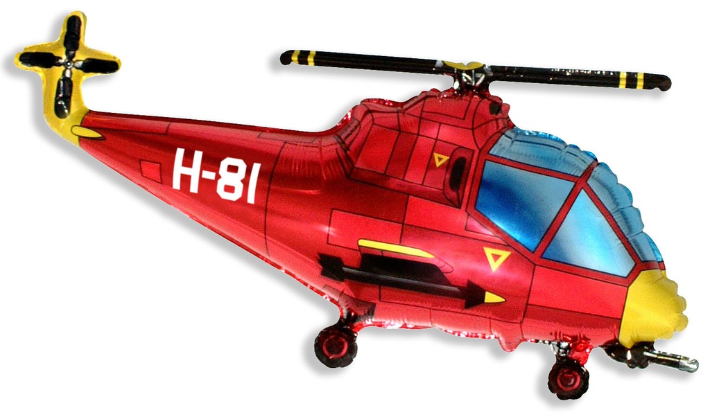 [901667R] Helicopter Red - 32 inch - Flex