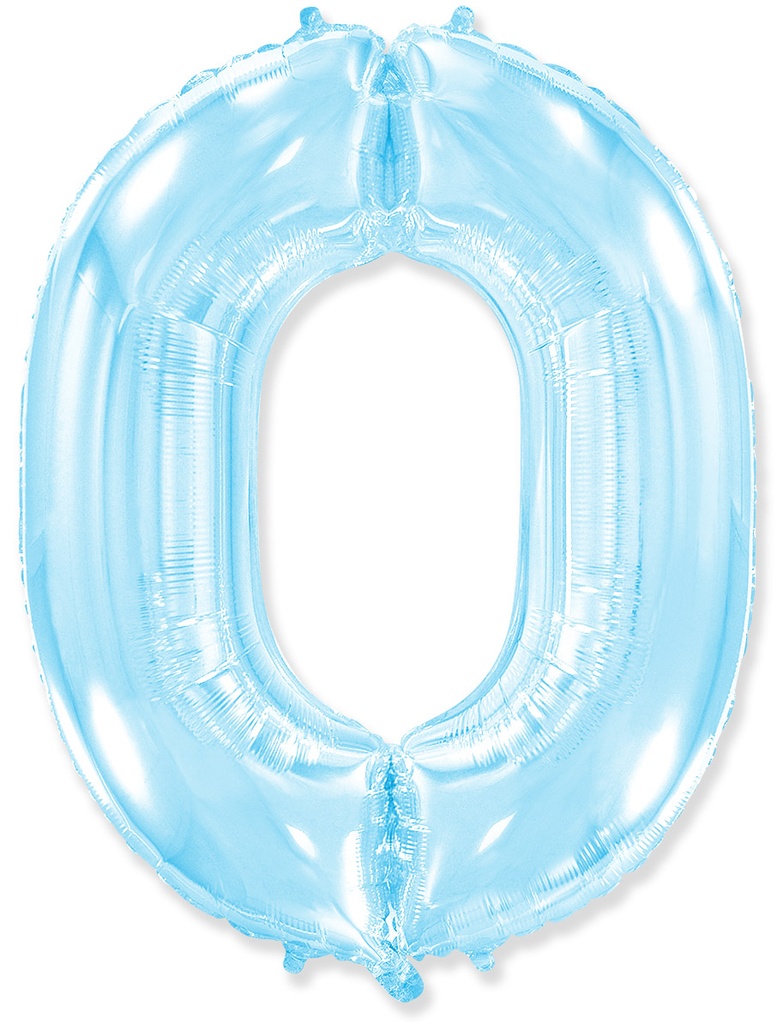[901760] Number 0 - Pastel Blue - 40 inch - Flex