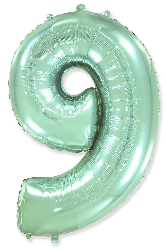 Number 9 - Pastel Mint - 40 inch - Flex