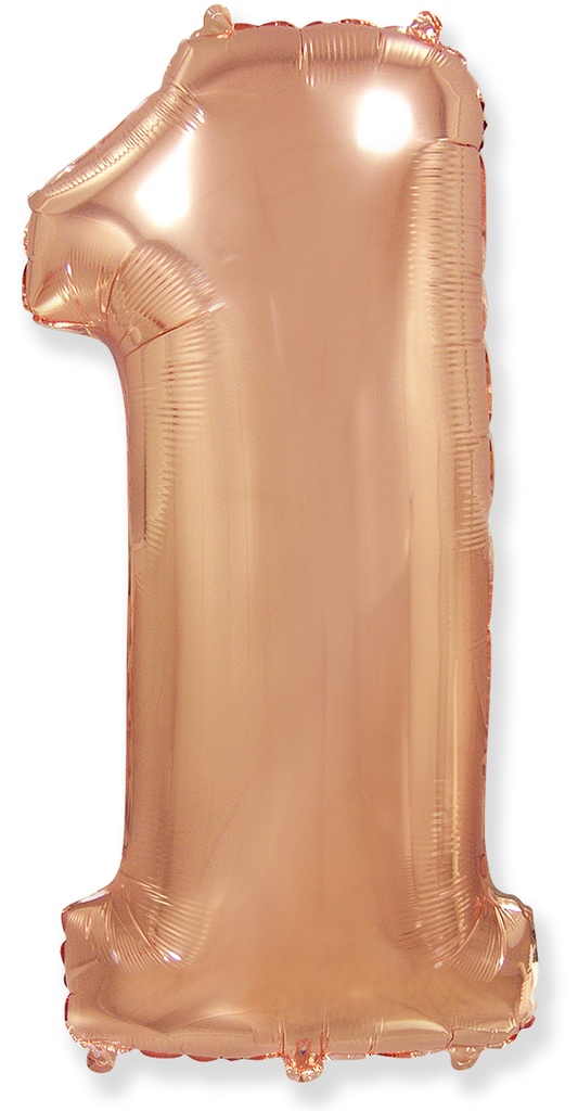 [901811] Number 1 - Rose Gold - 32 inch - Flex