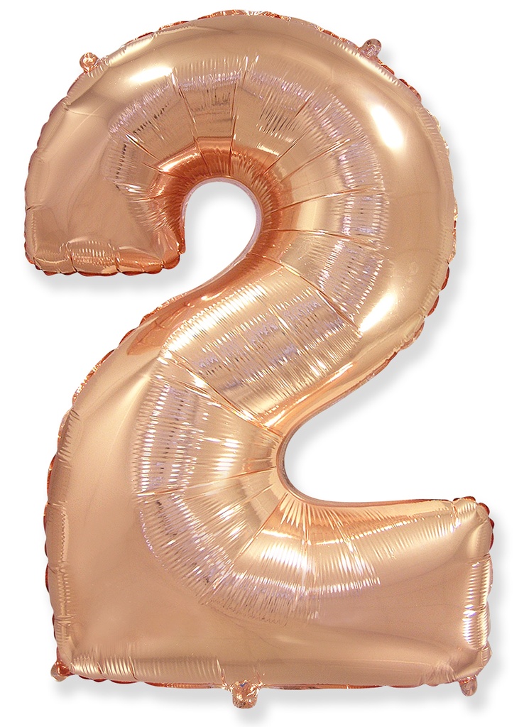 [901812] Number 2 - Rose Gold - 32 inch - Flex
