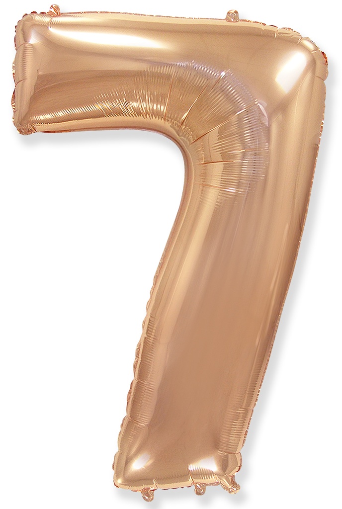 Number 7 - Rose Gold - 32 inch - Flex