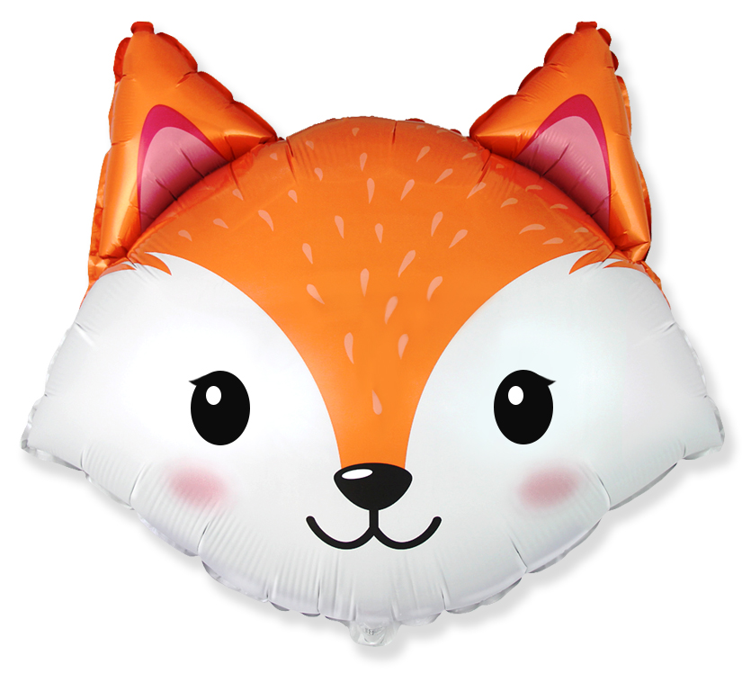 [901822] Cute Fox Head - 25 inch - Flex