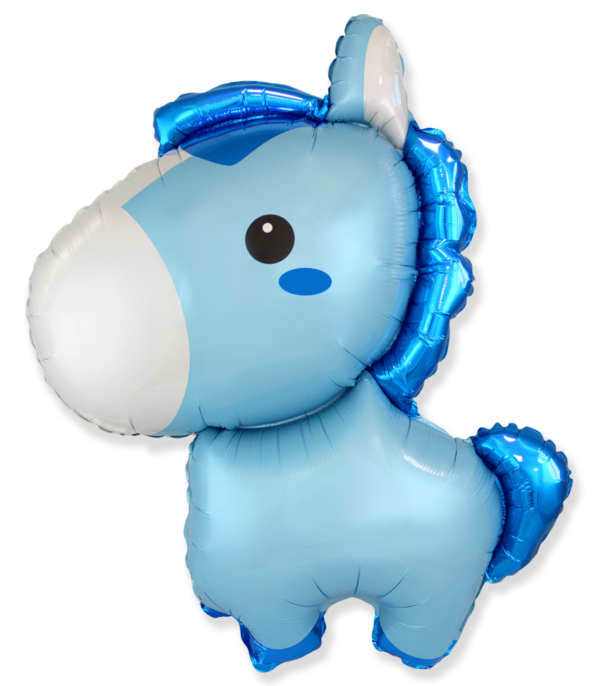 Baby Horse Blue - 34 inch - Flex