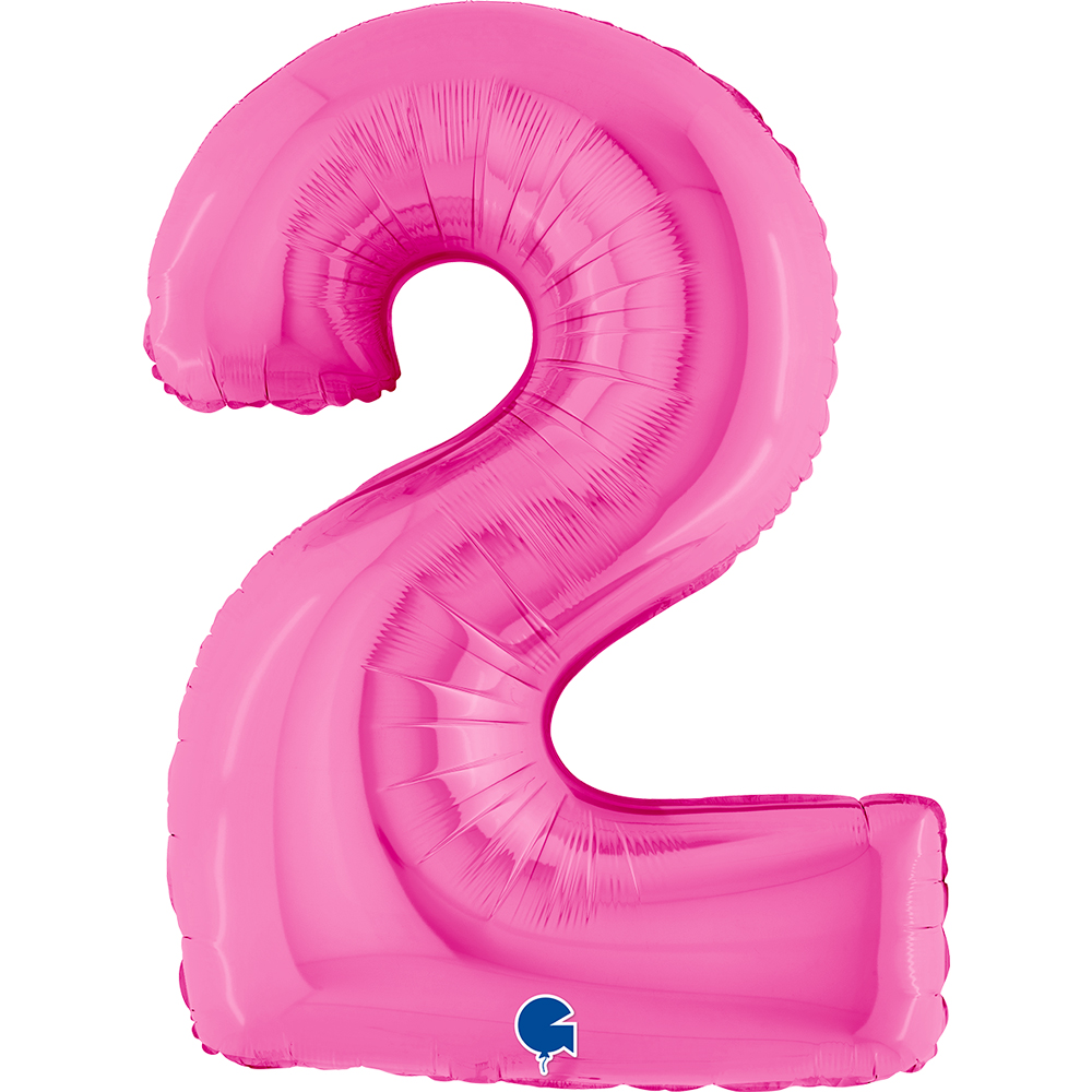 Number 2 - Fuchsia - 40 inch - Grabo