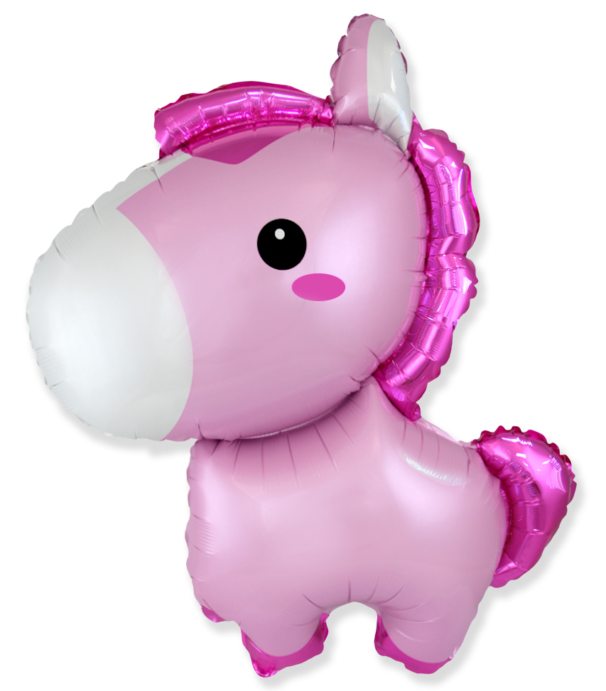 [901857R] Baby Horse Pink - 34 inch - Flex