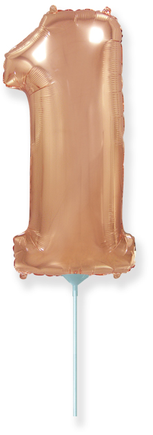 Number 1 - Rose Gold - 14 inch - Flex