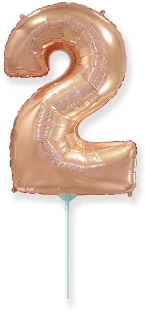 [902762] Number 2 - Rose Gold - 14 inch - Flex