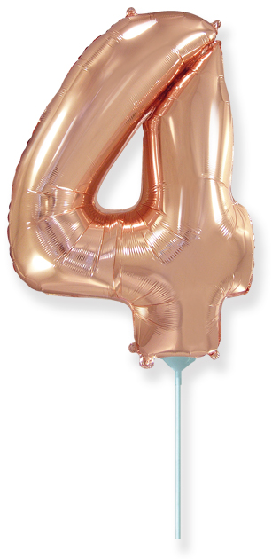 [902764] Number 4 - Rose Gold - 14 inch - Flex