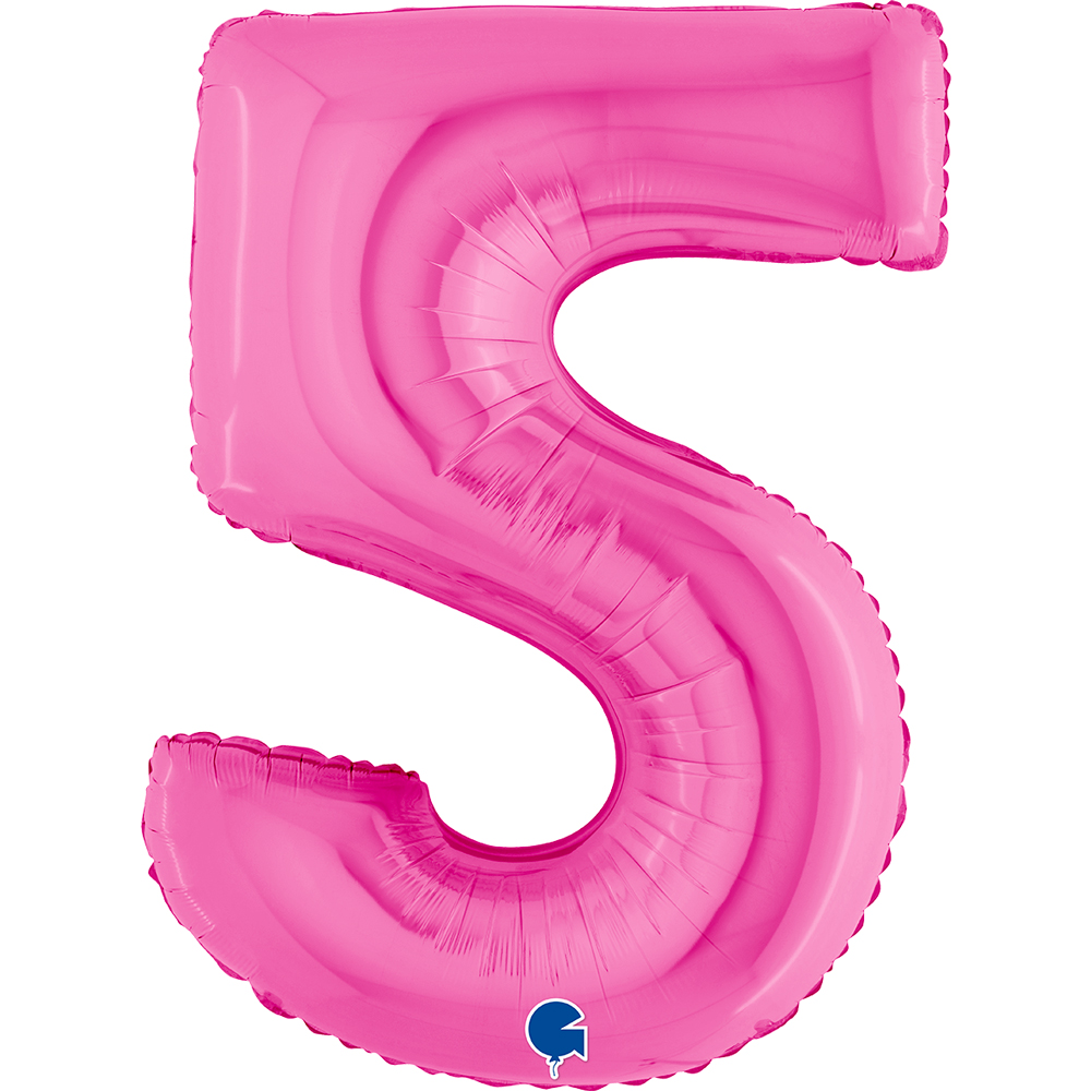 Number 5 - Fuchsia - 40 inch - Grabo