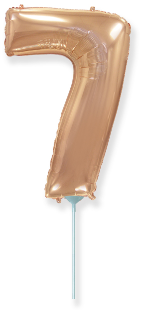 [902767] Number 7 - Rose Gold - 14 inch - Flex