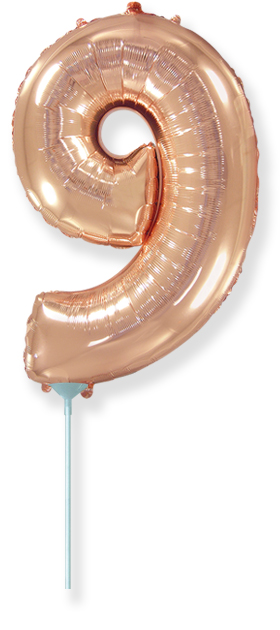 [902769] Number 9 - Rose Gold - 14 inch - Flex