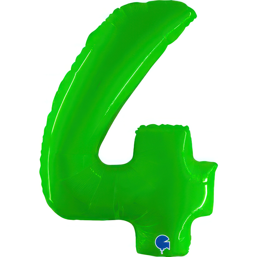 Number 4 - Hot Lime Shiny - 40 inch - Grabo