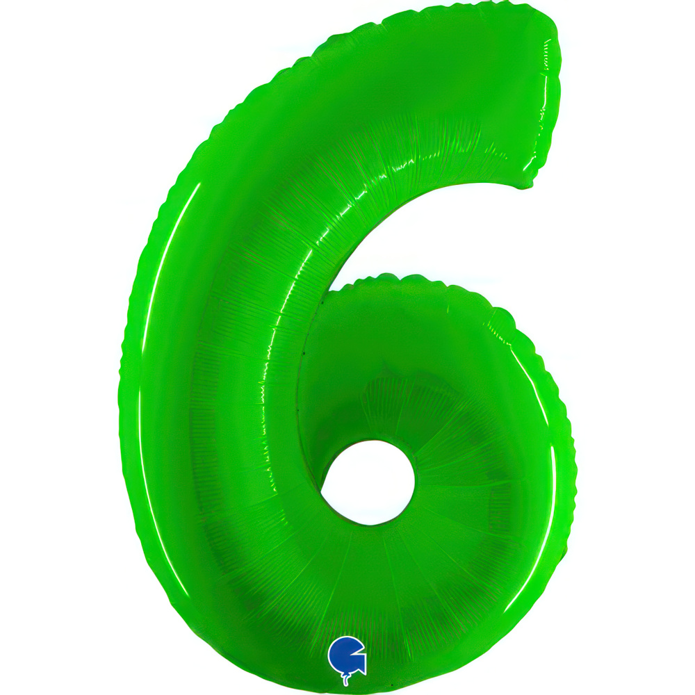 Number 6 - Hot Lime Shiny - 40 inch - Grabo