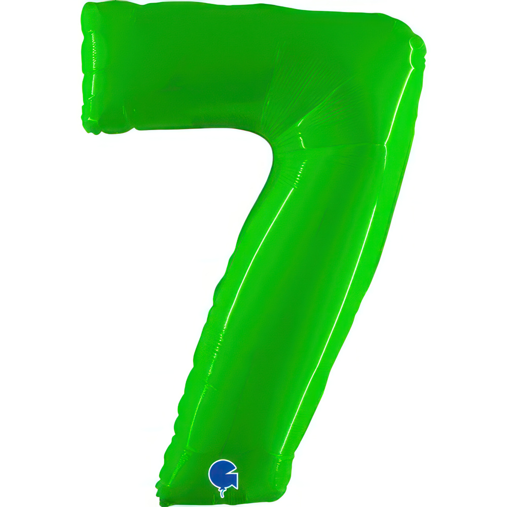 Number 7 - Hot Lime Shiny - 40 inch - Grabo
