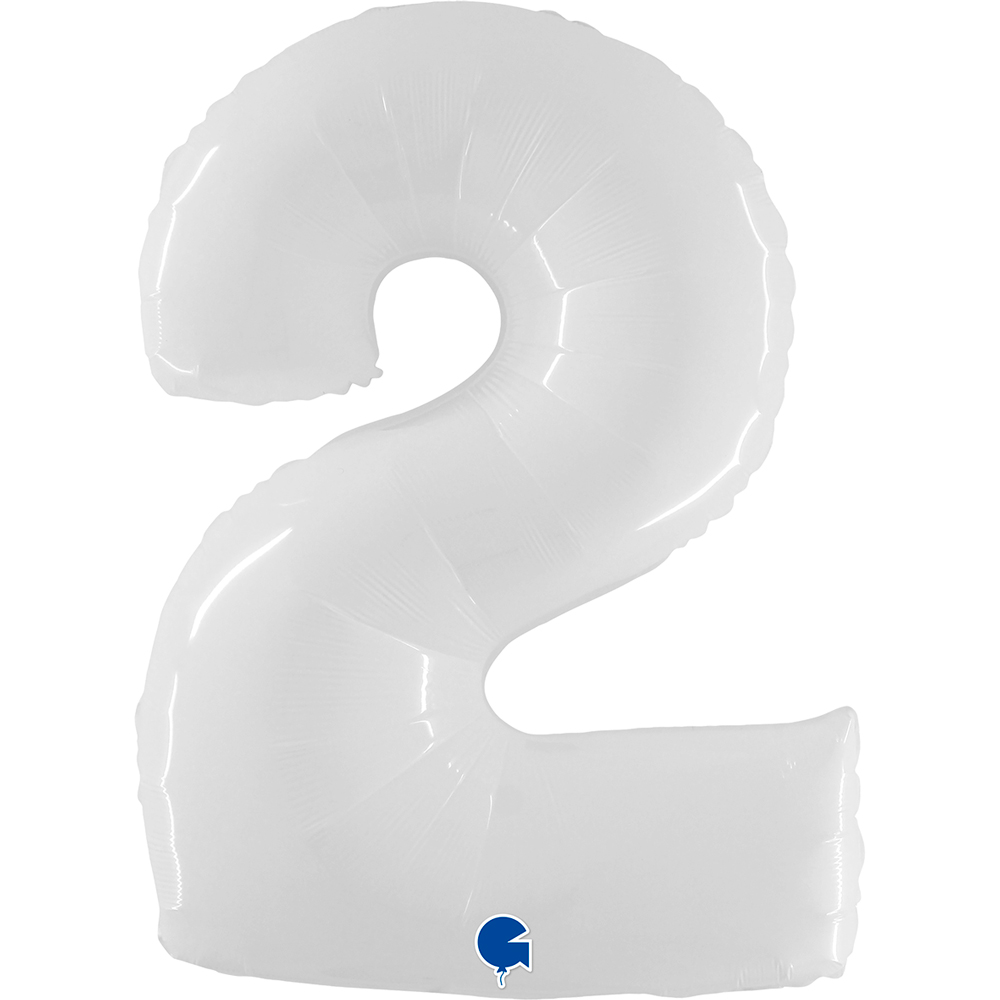Number 2 - White - 40 inch - Grabo