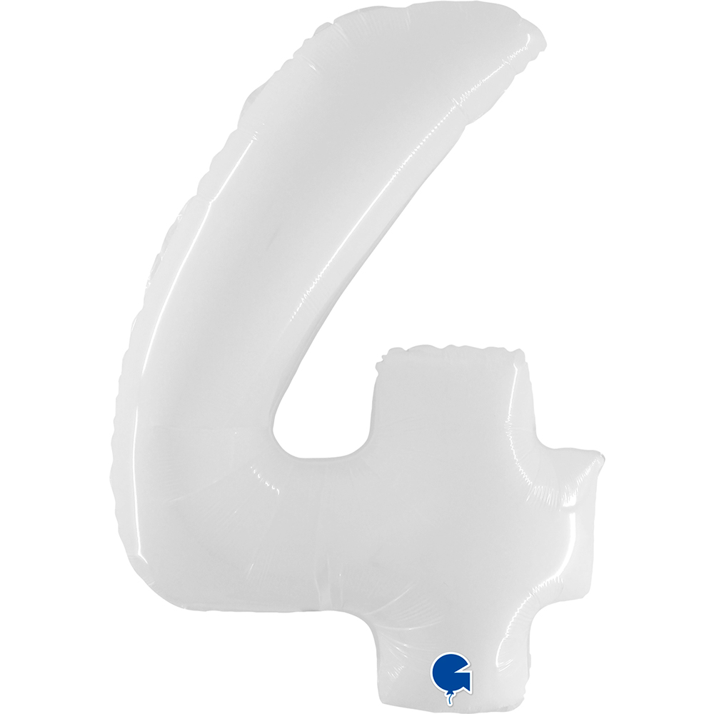 Number 4 - White - 40 inch - Grabo