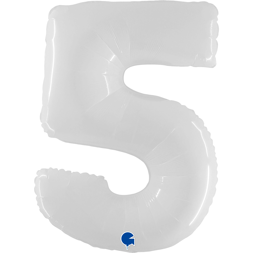 Number 5 - White - 40 inch - Grabo