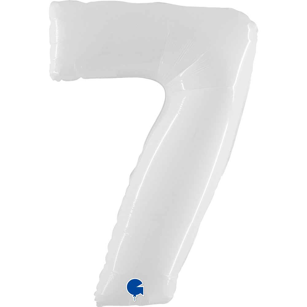 Number 7 - White - 40 inch - Grabo