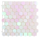 Shimmerwall Hexagon - Connection Round - Dreamy Iridescent - 6 Pcs