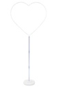 Frame Heart - Steel - Indoor - with Base - White