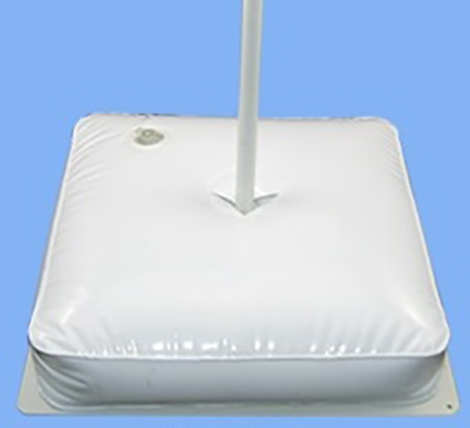 [B410] PVC - Water Bag - White - 2 Pcs