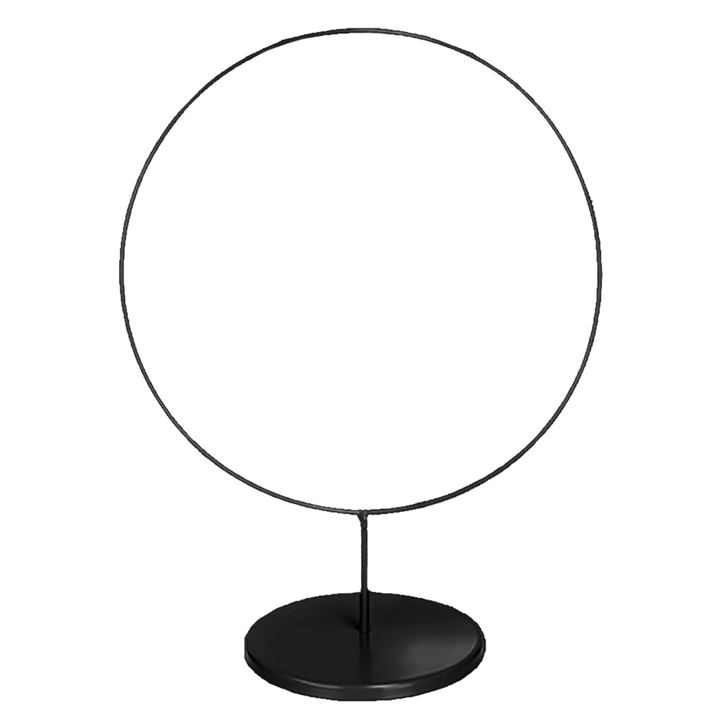 [B4618A] Table Balloon Display Stand - Black Circle - 40 cm