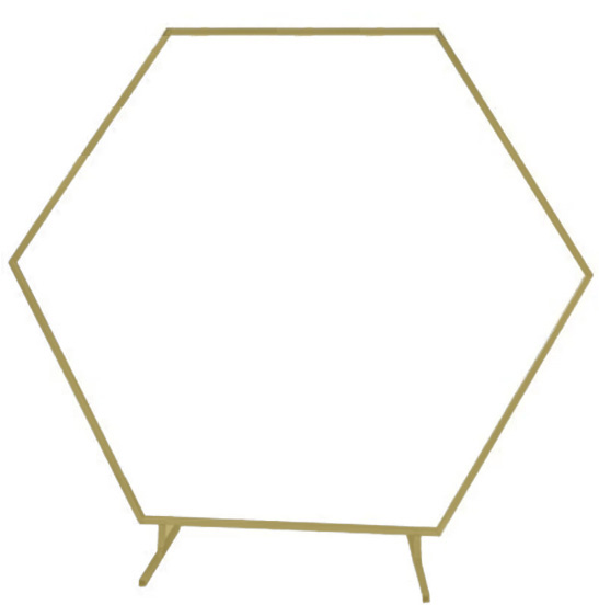 [B466] Decoration Balloon Stand - Hexagon