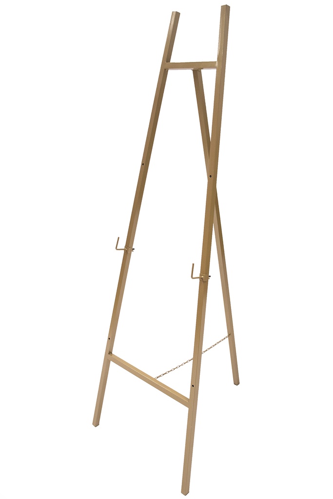 [B490] Gold Iron Easel