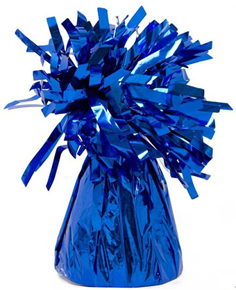 [B621B] Balloon Weights - Foil - Blue - 12 Pcs