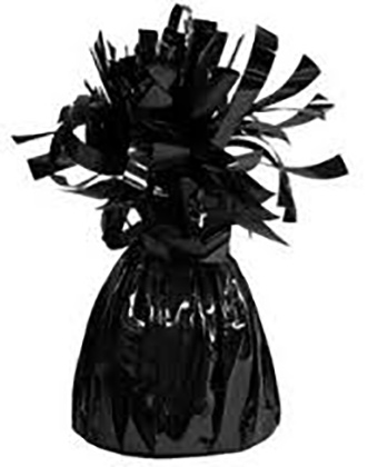Balloon Weights - Foil - Black - 12 St.