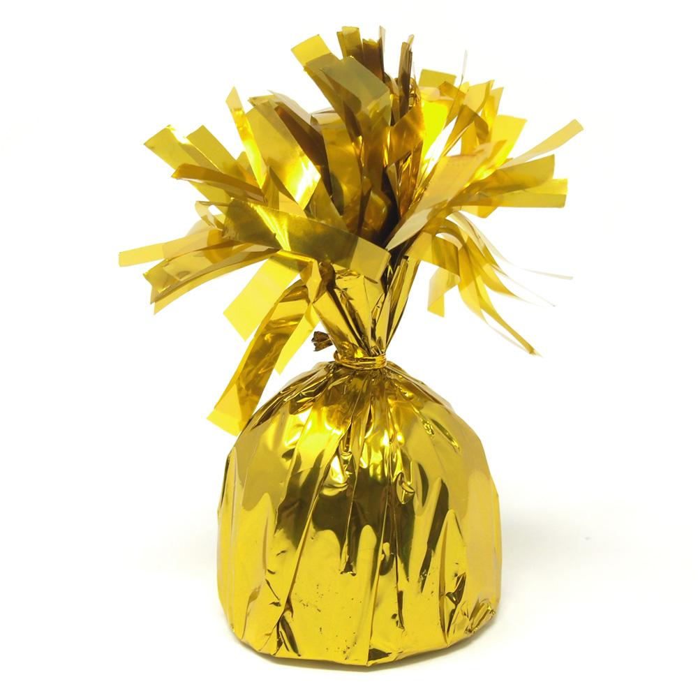 [B621G] Balloon Weights - Foil - Gold - 12 St.