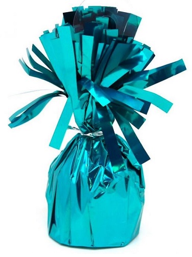 [B621LB] Balloon Weights - Foil - Light Blue - 12 Pcs