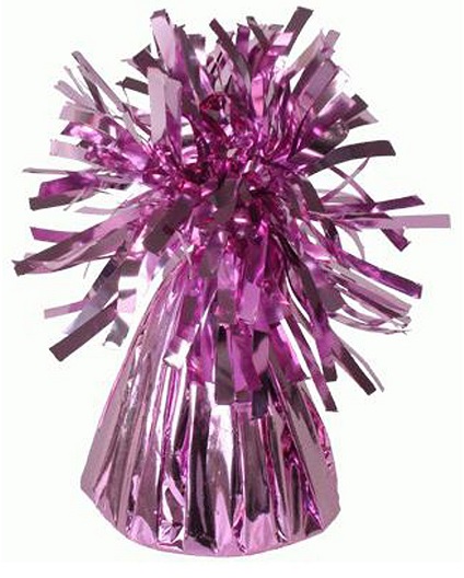[B621LP] Balloon Weights - Foil - Light Pink - 12 Stuks